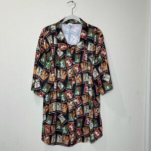 San Francisco Giants Hawaiian Shirt Authentic MLBBaseball Card Print